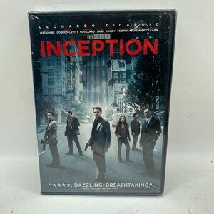 Inception DVD Leonardo DiCaprio Christopher Nolan Sci-Fi Thriller Sealed